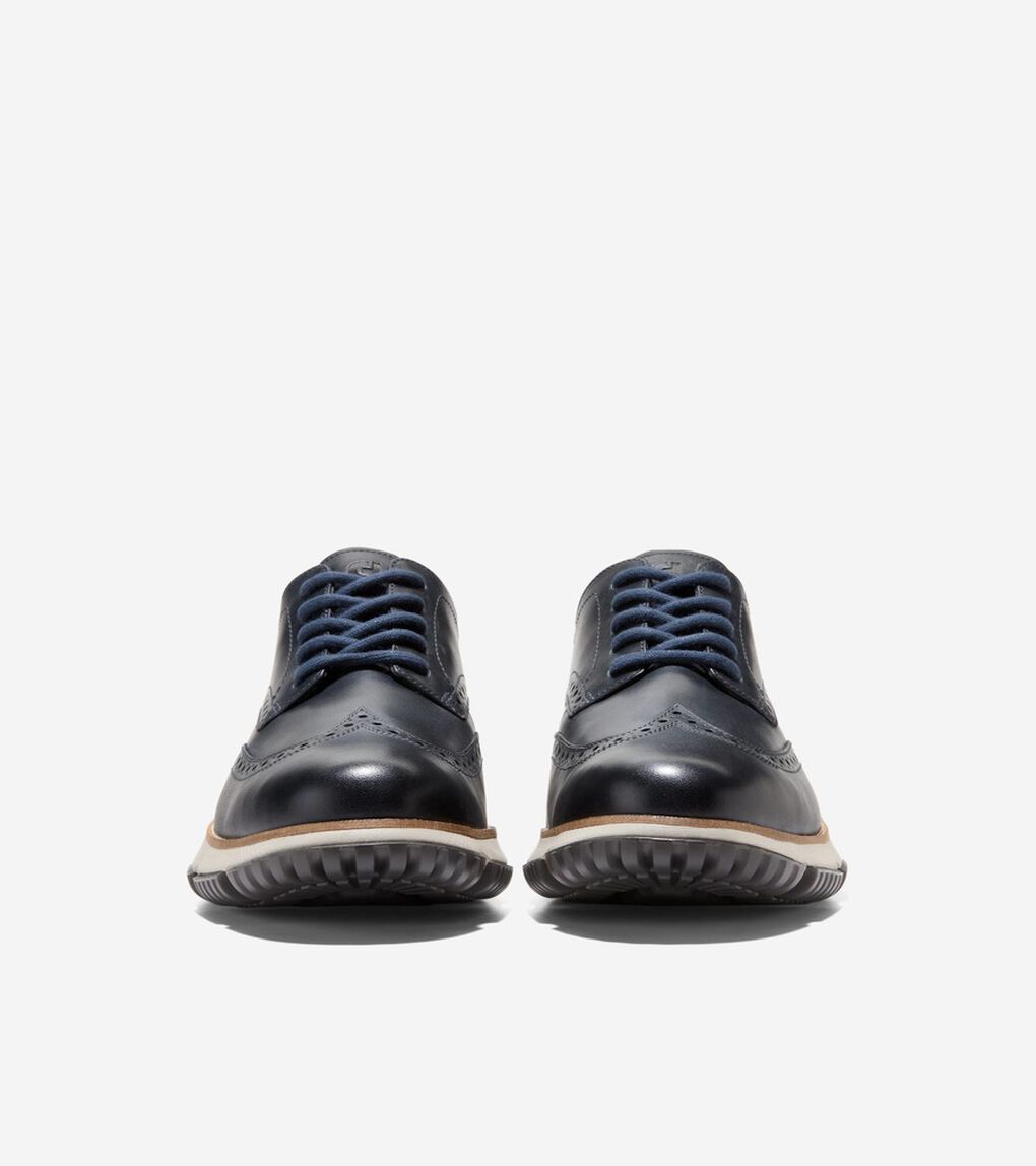 4.ゼログランド ウィングチップ ウィンター オックスフォード mens.