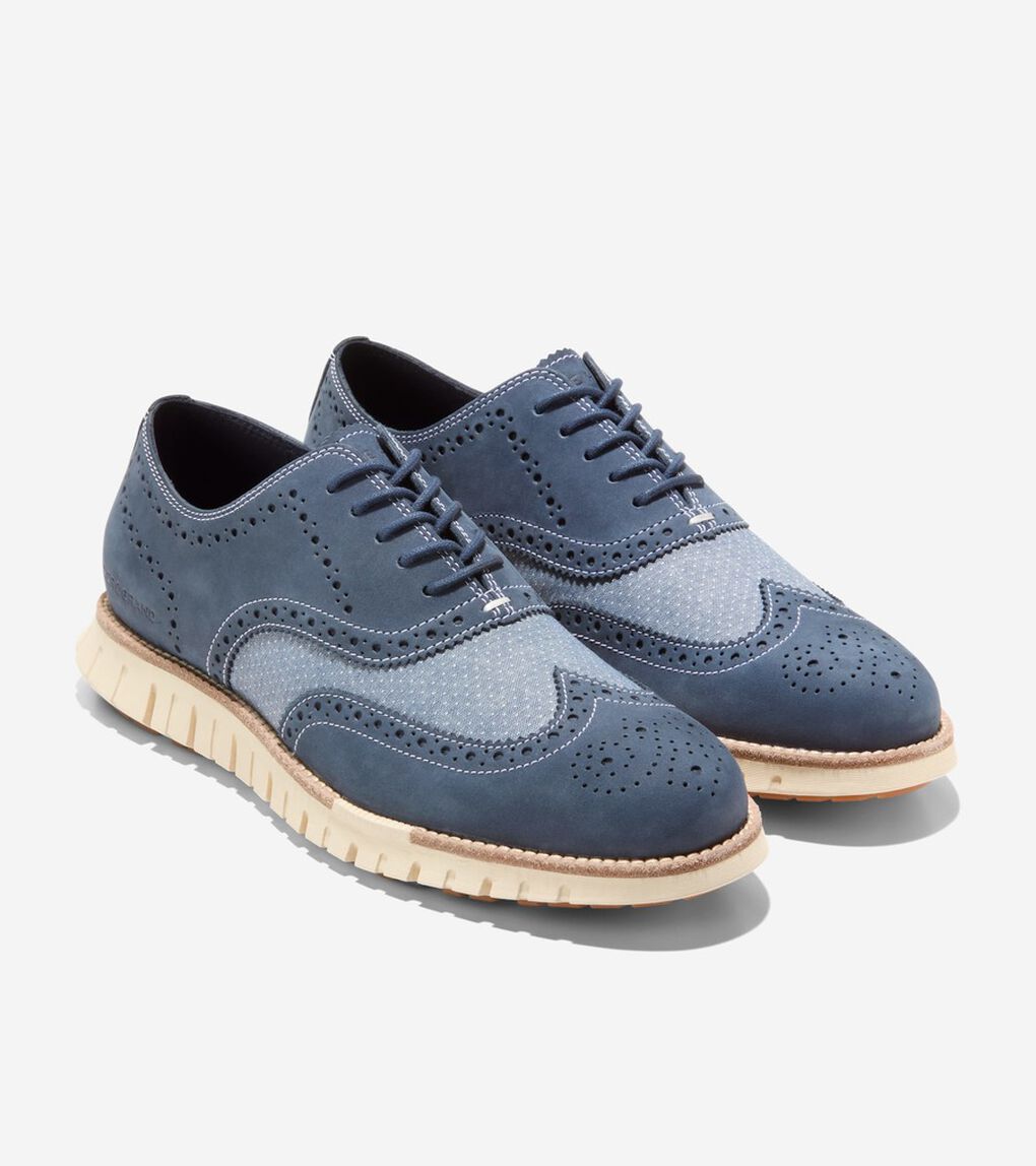 ゼログランド リマスタードウィングチップオックス ラインド mens.
