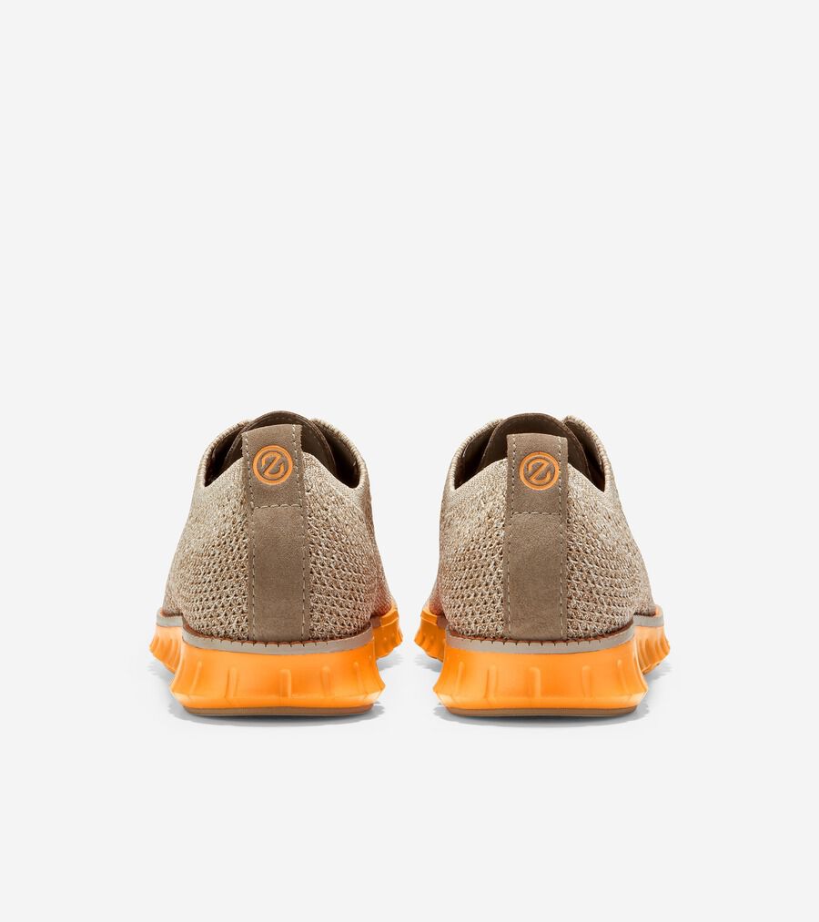 【美品】COLE HAAN 25.0 ゼログランド 夏カラー オックスフォード 4.ゼログランド オックスフォード mens. 0.0 | COLE_HAAN