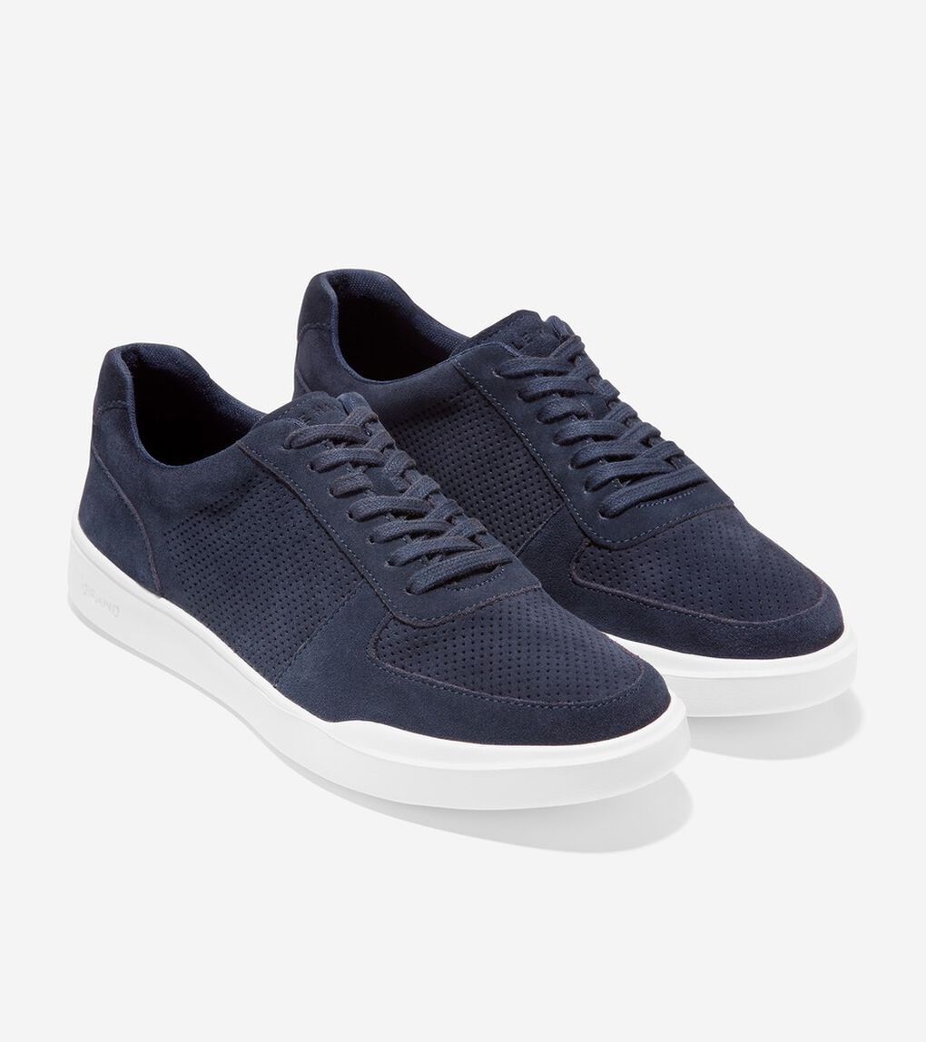 グランド クロスコート モダン パーフォレーション スニーカー mens.