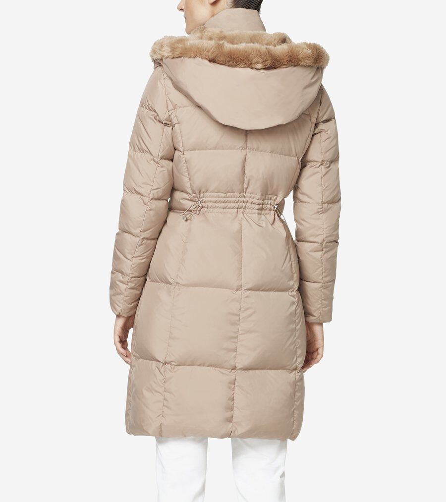 Cole Haan 　ダウンコート タフタ ダウン コート フード付き womens. 0.0 | COLE_HAAN