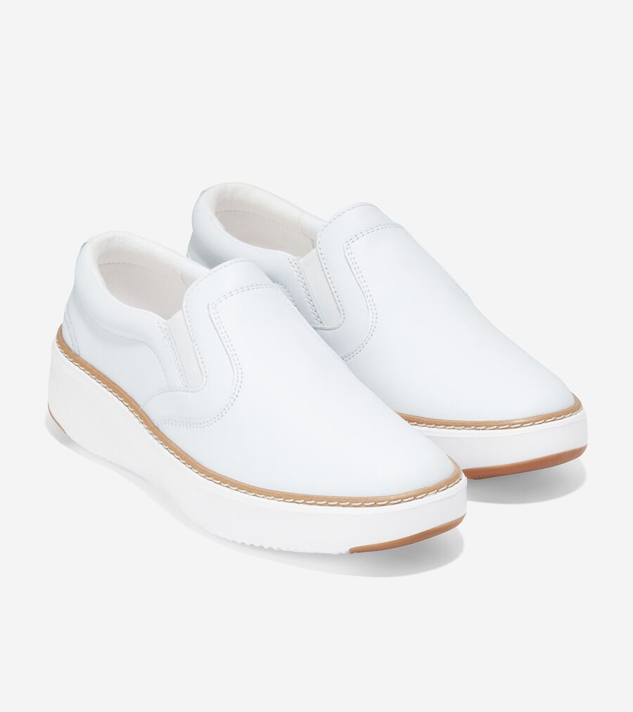 グランドプロ トップスピン スリッポン スニーカー womens. 0.0