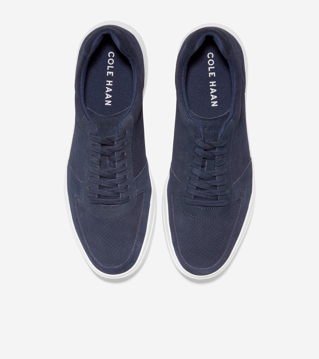 グランド クロスコート モダン パーフォレーション スニーカー mens.