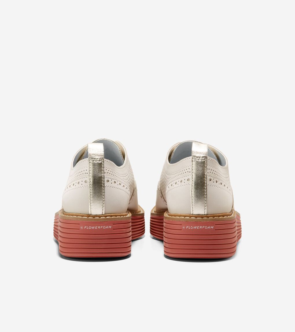 オリジナルグランド プラットフォーム ウィングチップ オックスフォード womens.