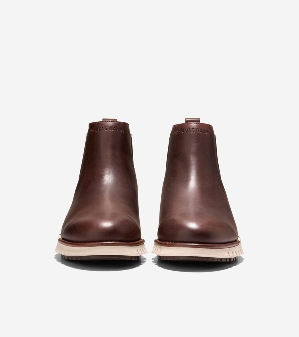 ゼログランド リマスタード チェルシーブーツ ウォータープルーフ mens.