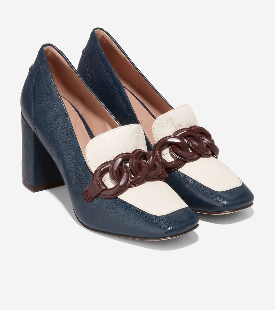クリスティ スクエア チェーン ローファー womens. 0.0 | COLE_HAAN