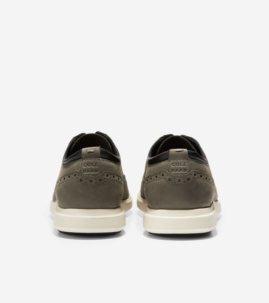 グランド プラス エセックス ウェッジ ウィング オックスフォード mens.