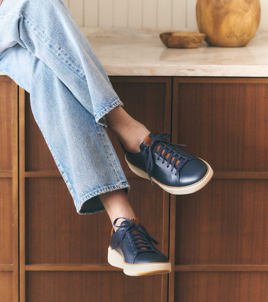 MOBRAL ジャーフルネックエントリー 青と紺 グランドプロ トップスピン ウォータープルーフ mens 26000 | COLE_HAAN