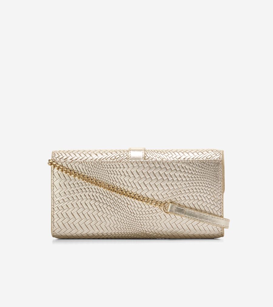 未使用品 コール ハーン COLE HAAN チェーン付ウォレット ピンク系 コール ハーン COLE HAAN ウォレット チェーン付き womens