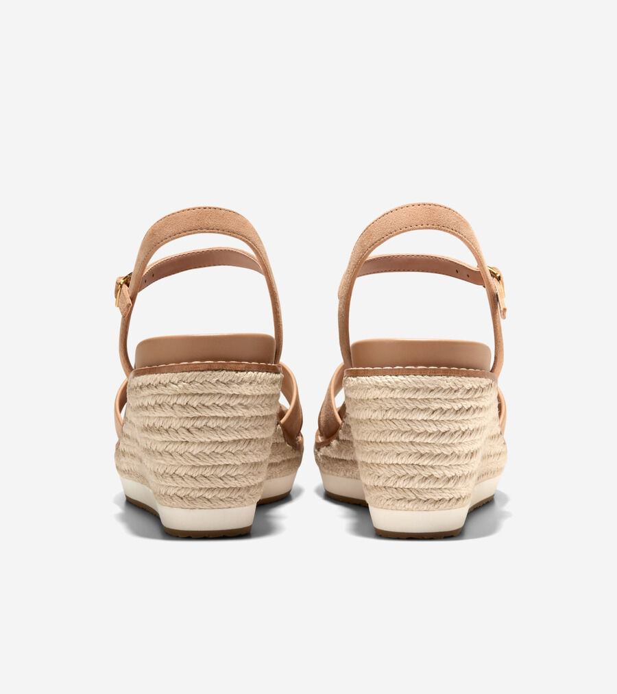 COLE HAAN クラウドフィール シルビー エスパドリーユ ウェッジ クラウドフィール シルビー エスパドリーユ ウェッジ 75mm