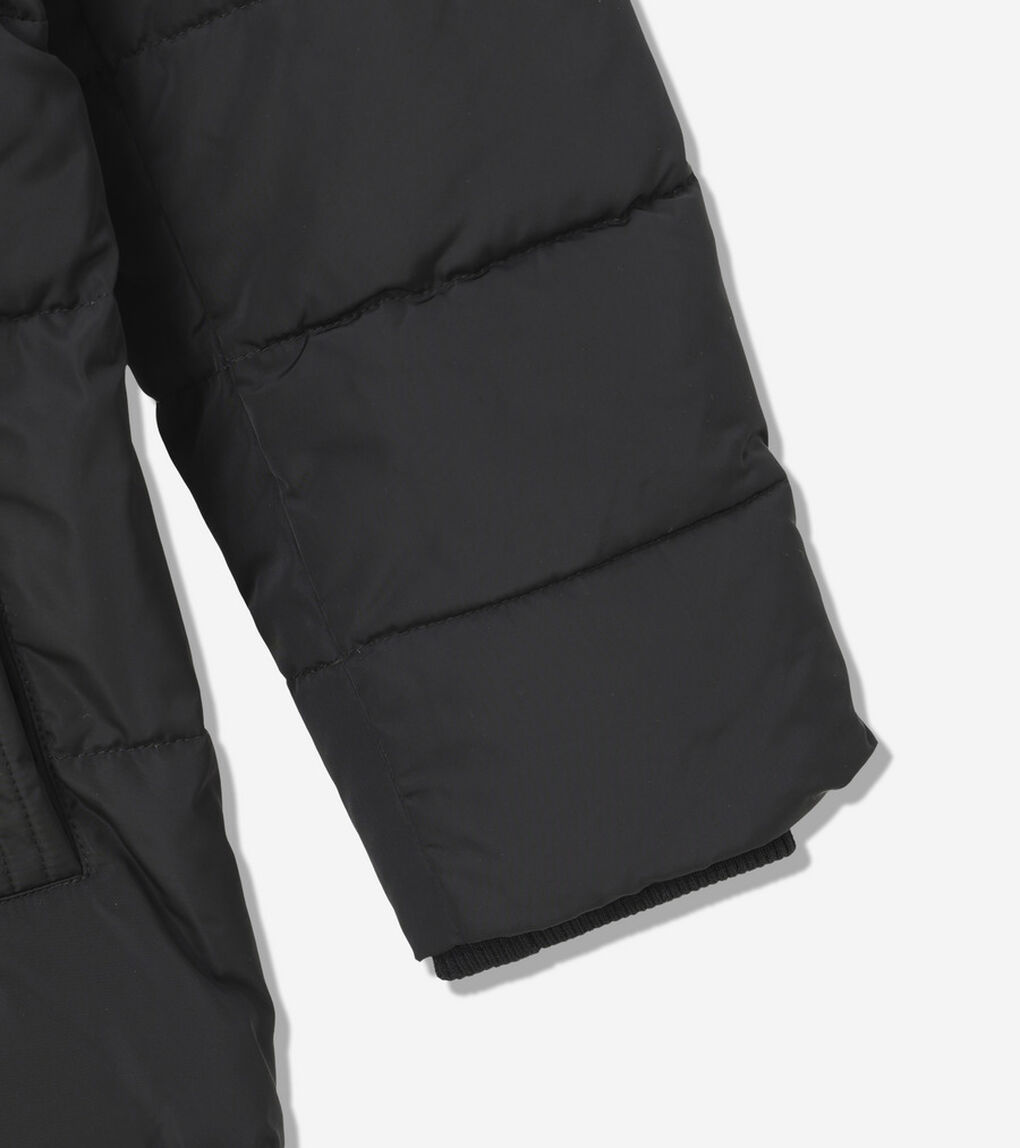 タフタ ダウン ジャケット ウィズ セットイン フード womens