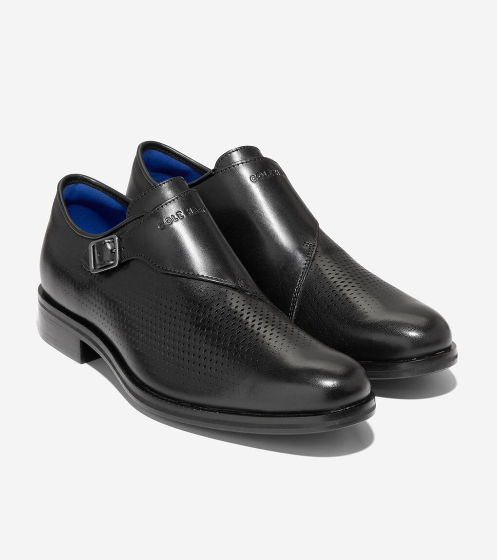 ワシントングランド レーザーシングルモンクストラップ mens.