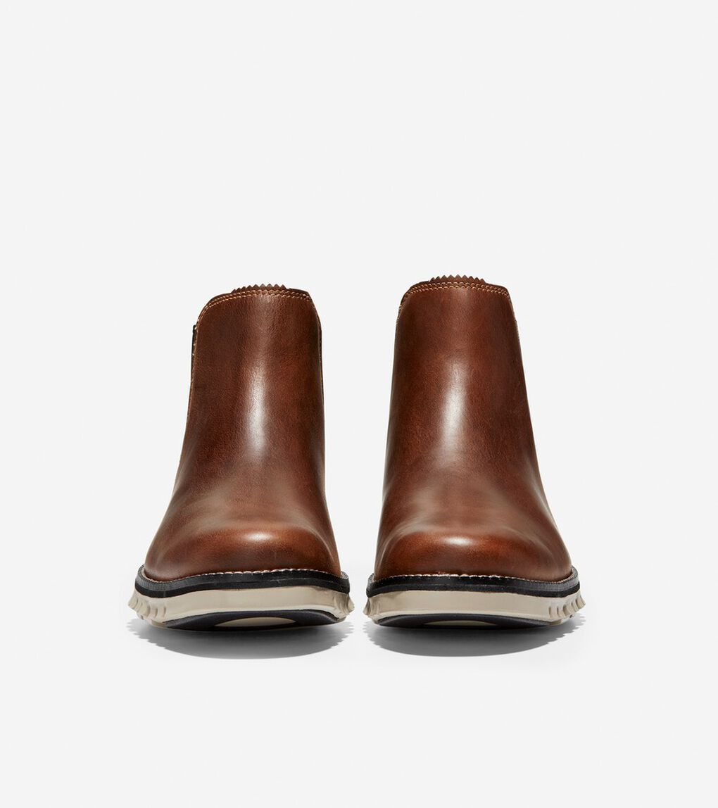 ゼログランド チェルシー ウォータープルーフ バーボン mens.