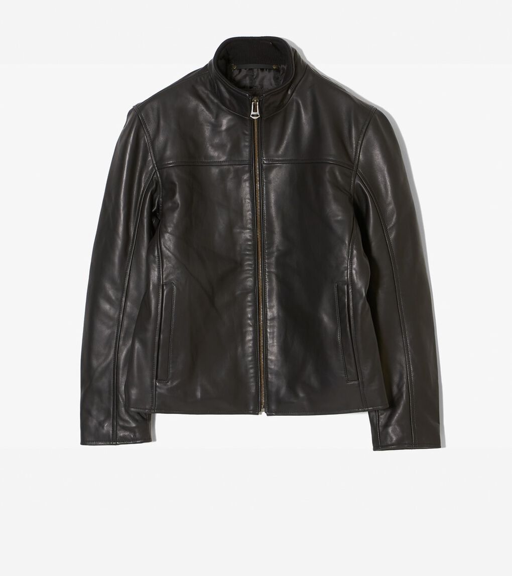 スムーズ ラム レザー ジャケット mens.