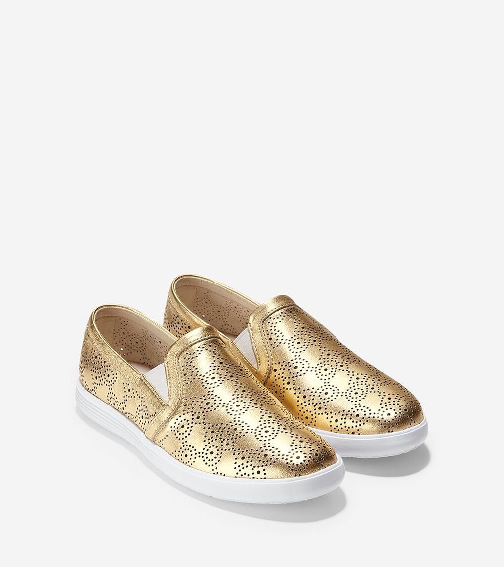 グランド クロスコート スリップオン womens.