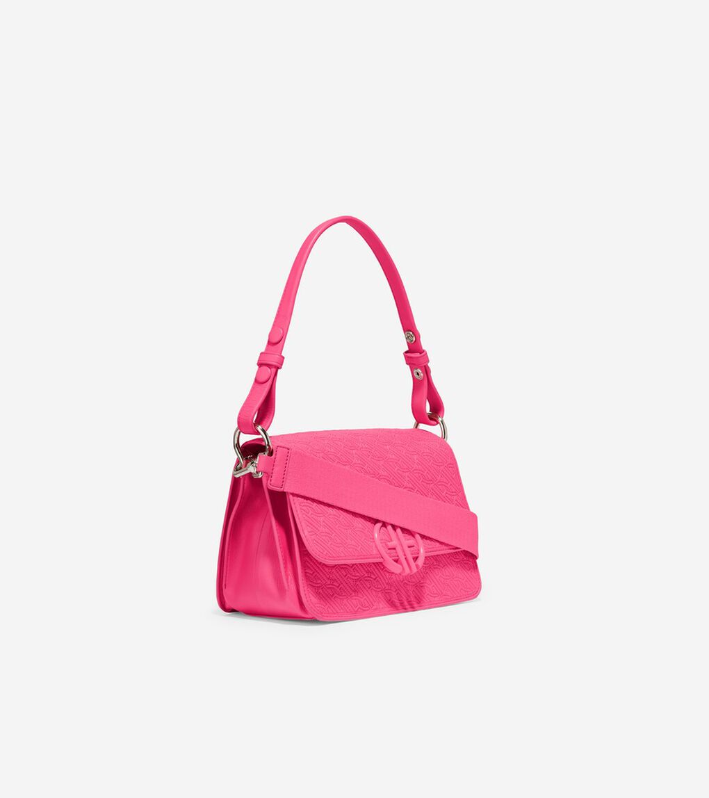 キルテッド ロゴ ショルダー バッグ womens.