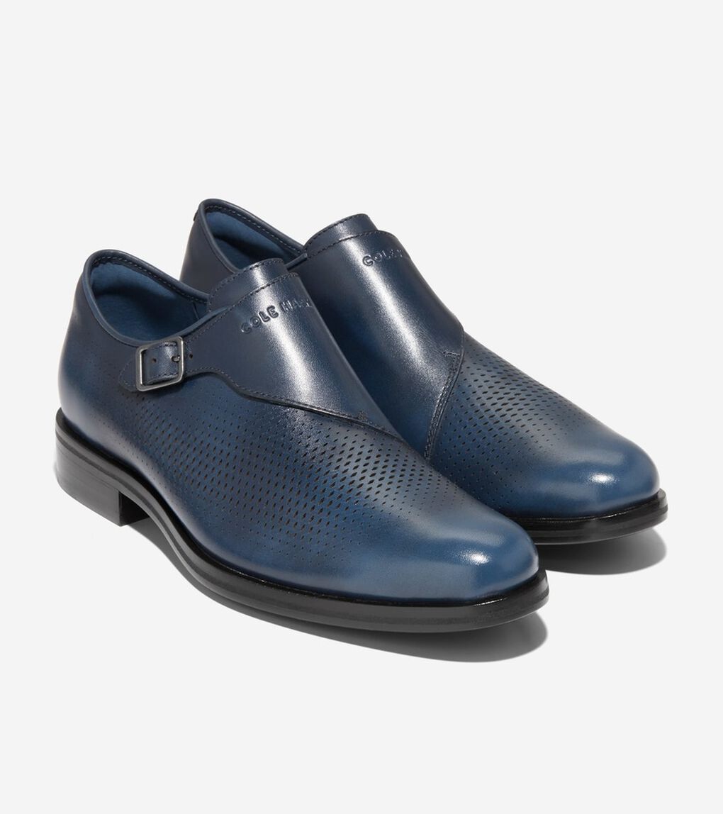ワシントングランド レーザーシングルモンクストラップ mens.