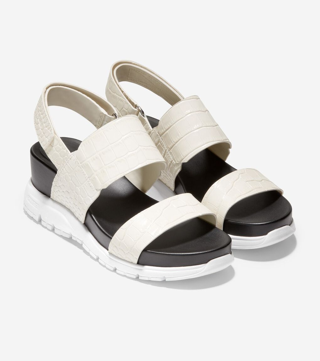 ゼログランド ウェッジ サンダル womens. 0.0 | COLE_HAAN