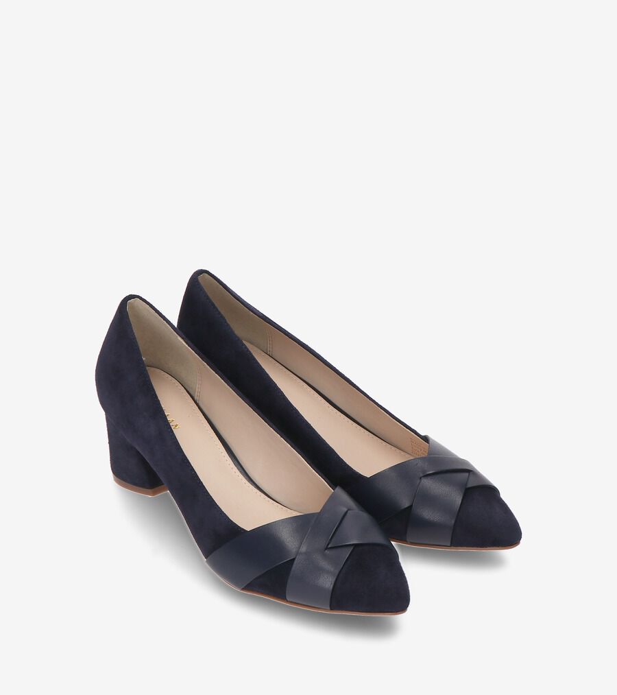 価格4万円・新品COLE HAAN・ブリジット・パンプWPブラックガーネット マルタ ウェッジ 40mm womens. 0.0 | COLE_HAAN