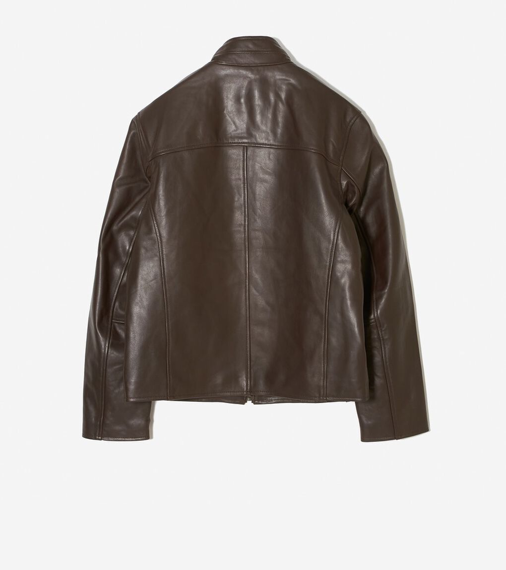 スムーズ ラム レザー ジャケット mens.