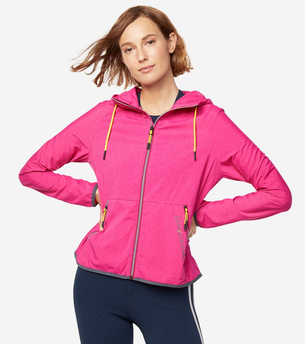 ゼログランド パッカブル ランニング ジャケット womens.