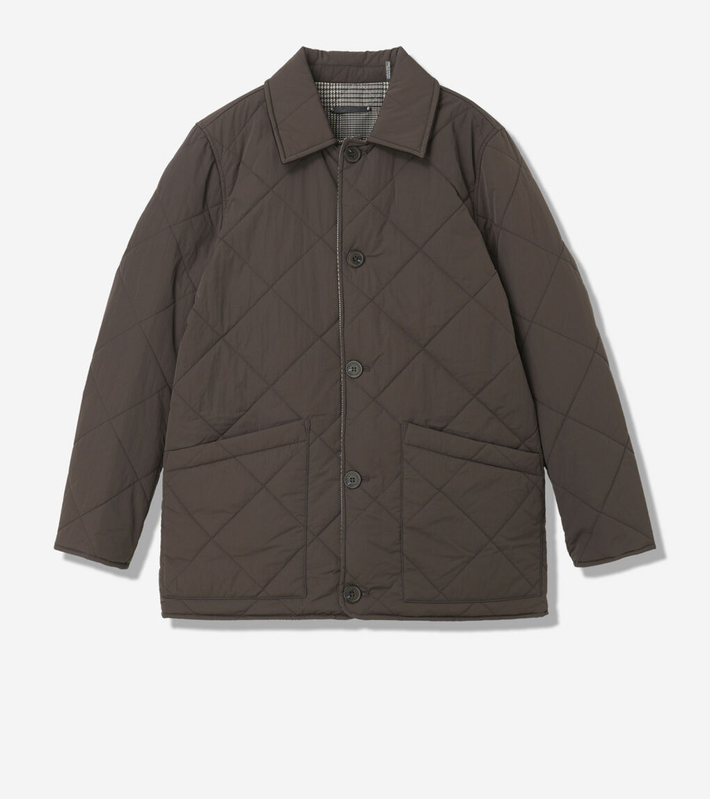オーバーサイズド ダイアモンド キルト リバーシブル ジャケット mens