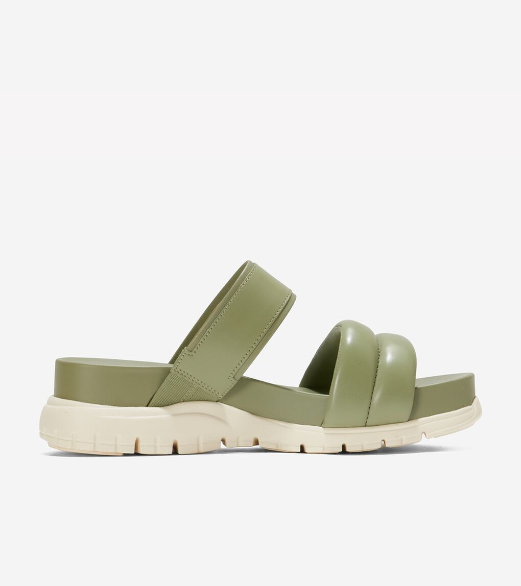 ゼログランド ダブルバンド スライド サンダル womens.