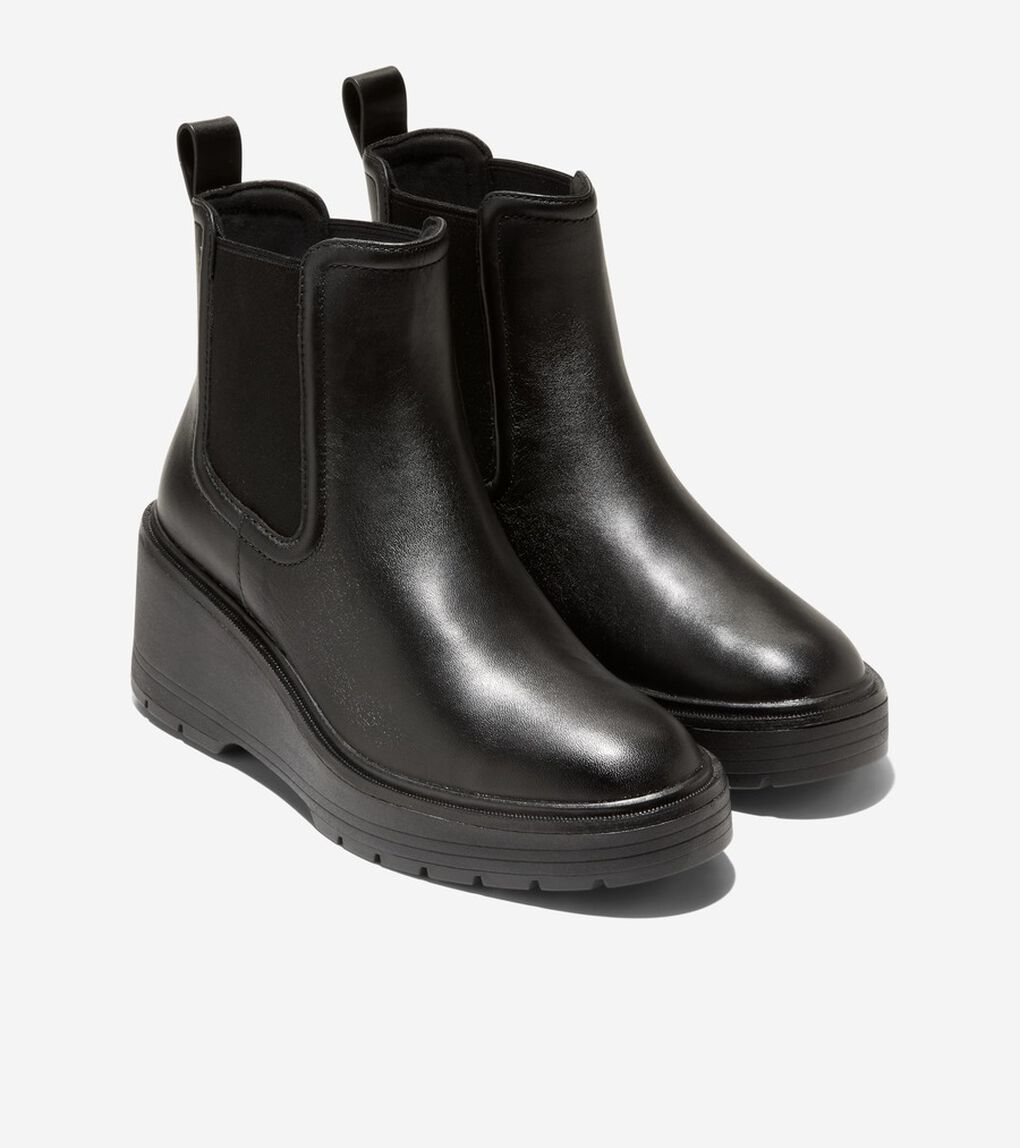 ゼログランド シティクエスト ウェッジ ブーツ ウォータープルーフ womens