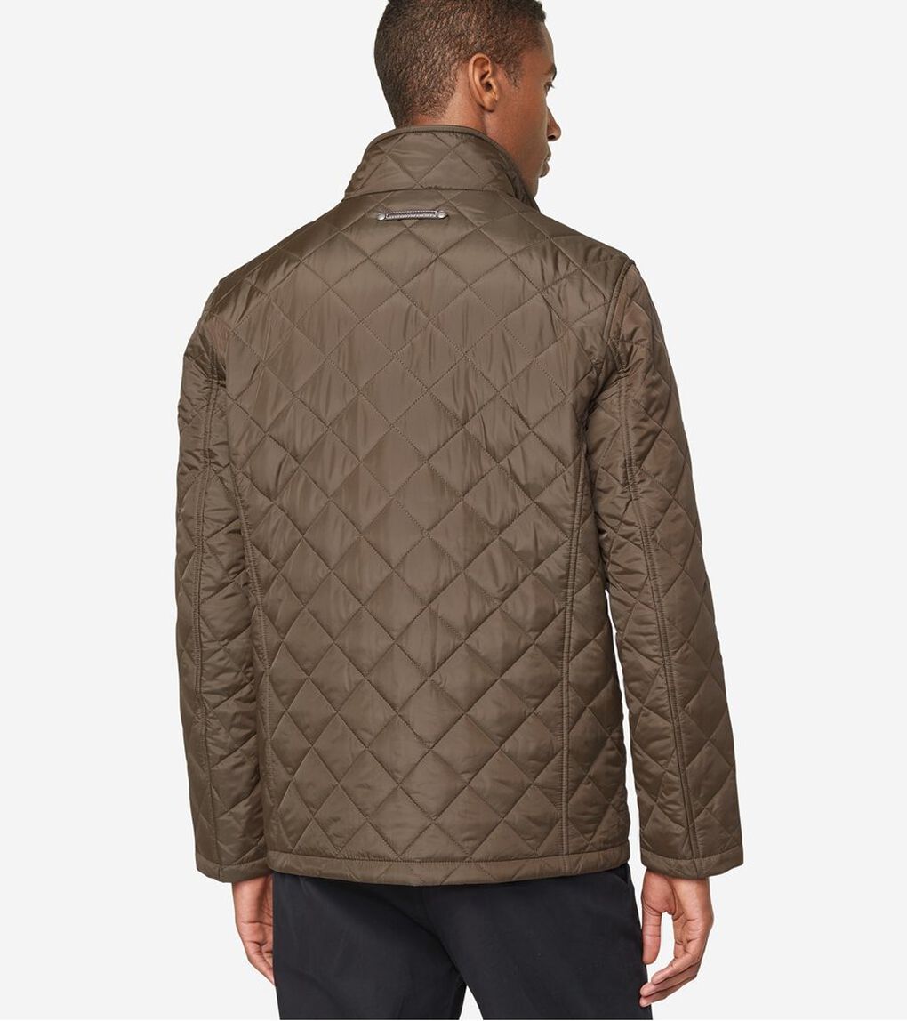 キルテッド バーン ジャケット mens.