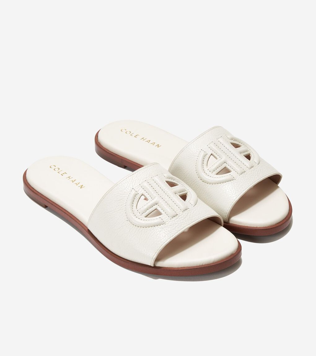 フリン ロゴ スライド サンダル womens.