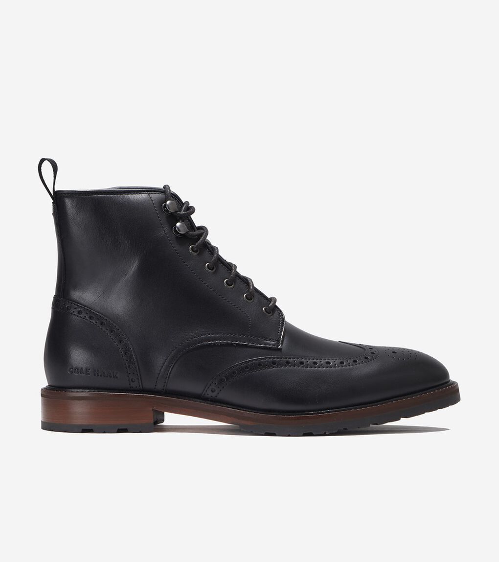 バークシャーラグウィングチップブーツ mens.