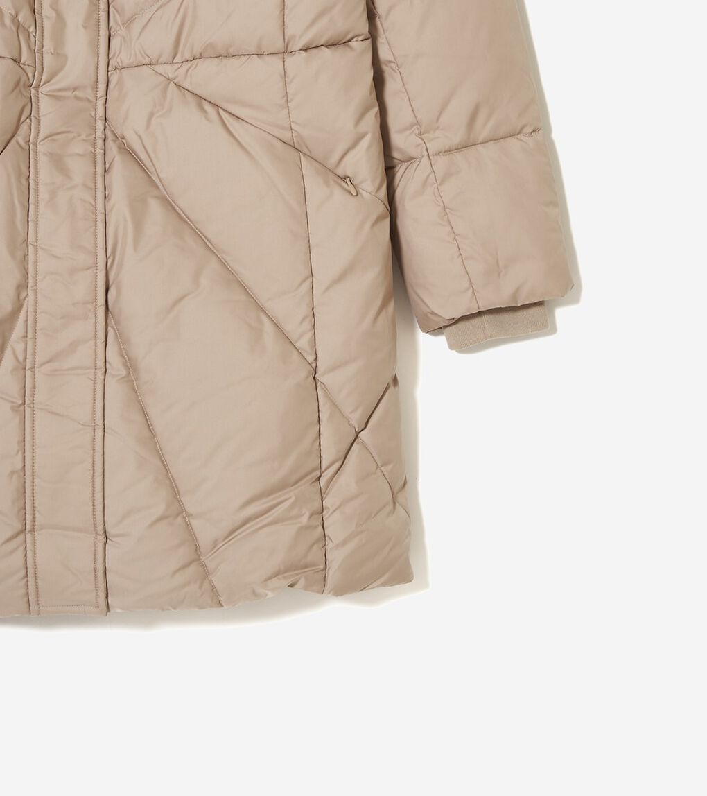 コクーン フーテッド ダウン パッファー womens.