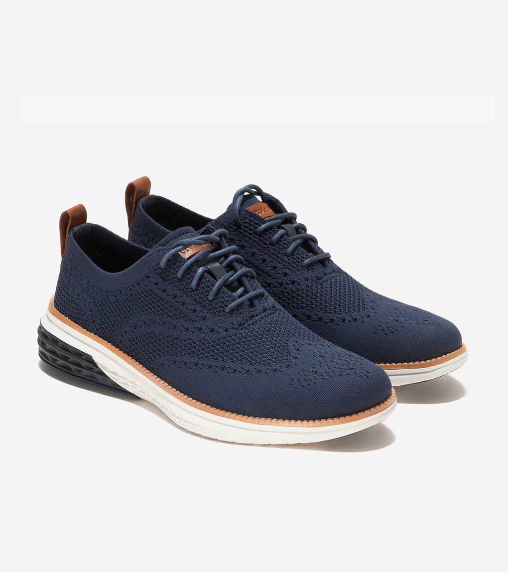 グランド ハリオン スティッチライト ウィングチップ オックスフォード mens.
