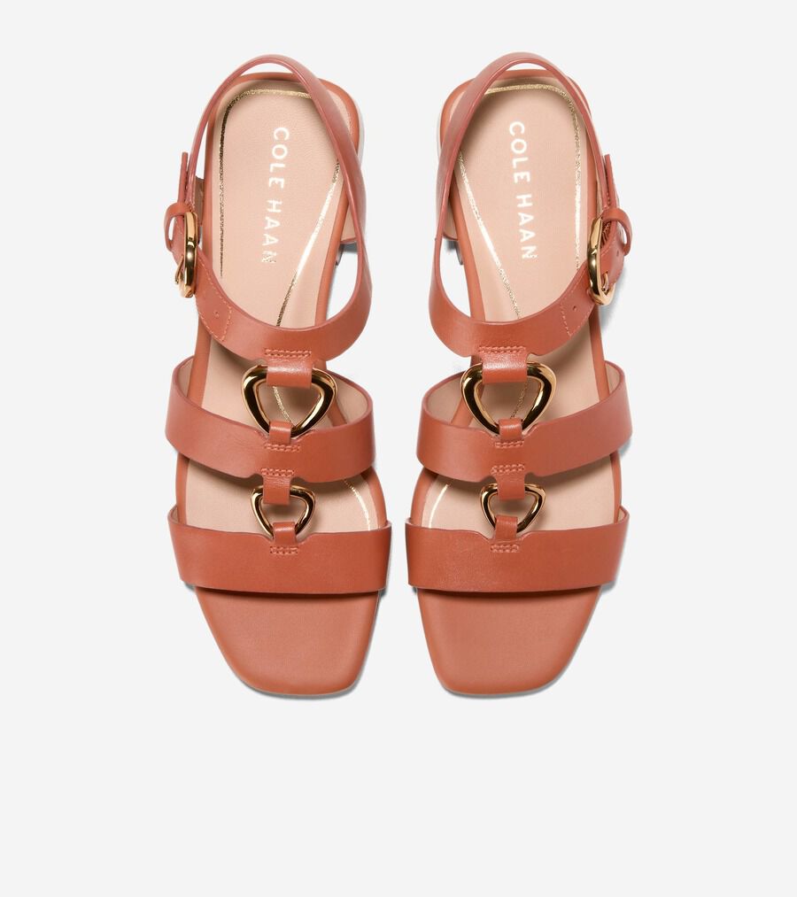 【コールハーン】大人上品リアナ ブロックヒール リンクサンダル リアナ リンク サンダル womens 18600 | COLE_HAAN