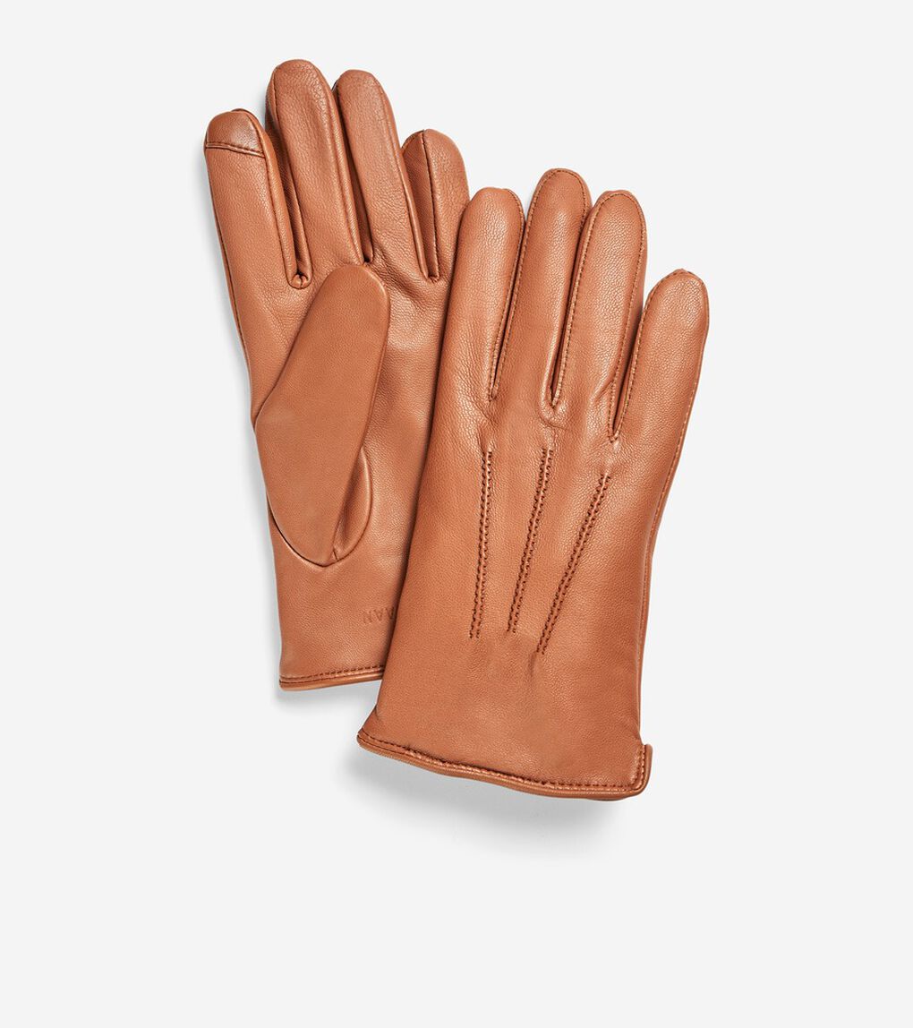 グランド シリーズ レザー グローブ Mens ブリティッシュ タン 公式 コール ハーン Cole Haan オンラインストア