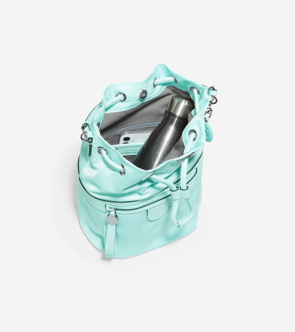 ナイロン ドローストリング クロスボディ womens.