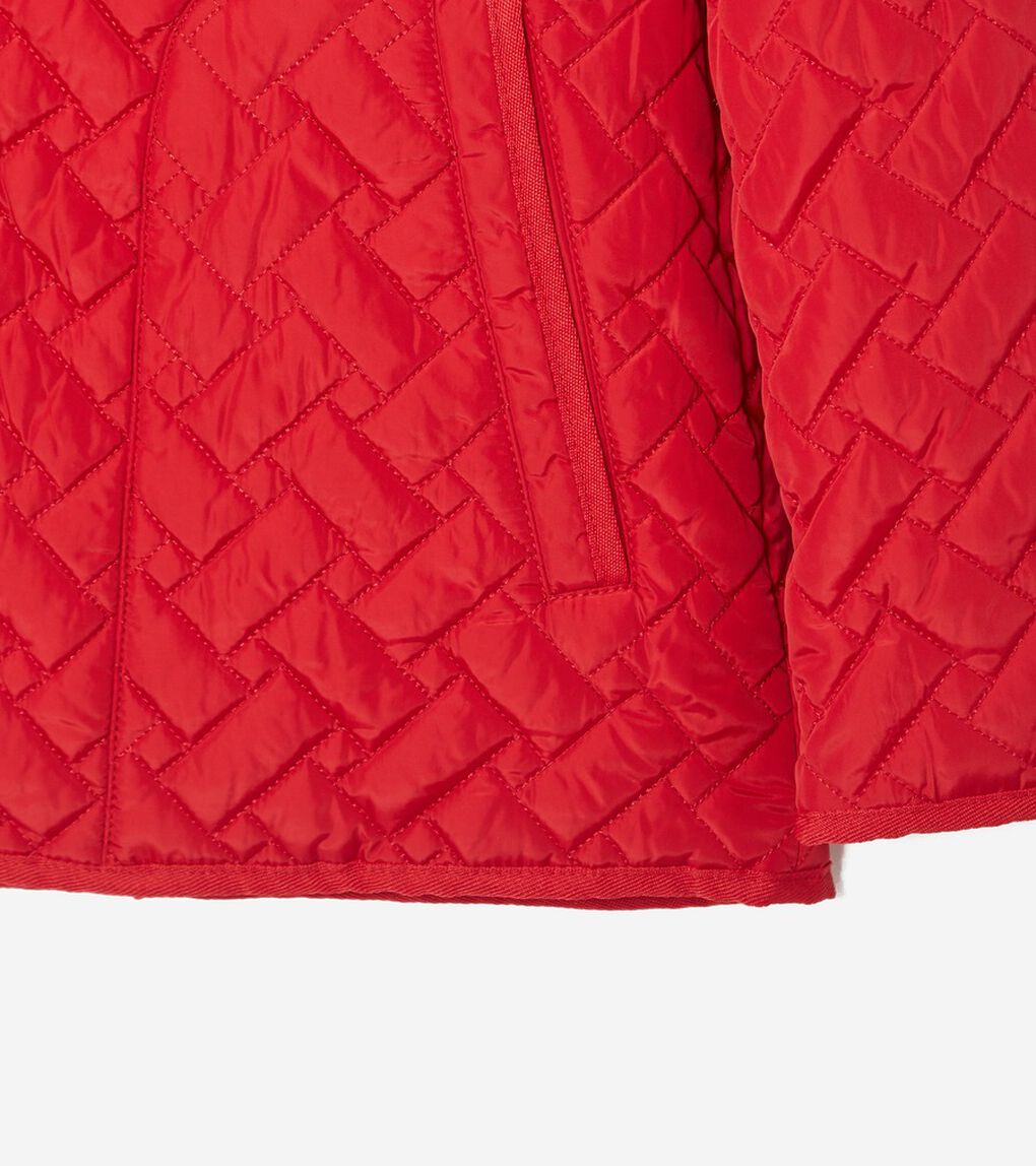 シグネチャ ーキルテッド クラッシックジャケット womens.