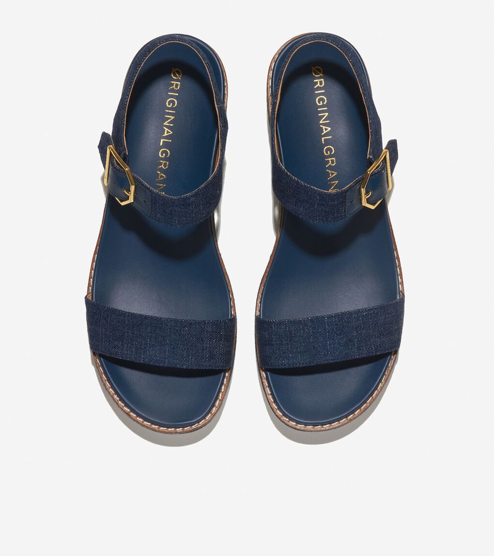 オリジナルグランド フラットフォーム ウェッジ サンダル womens.