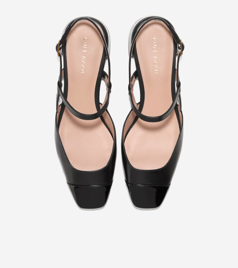 COLE HAAN ペラ ブロック ヒール スリング（チョコレート） セール】ペラ ブロックヒール スリング 35mm womens（サンダル