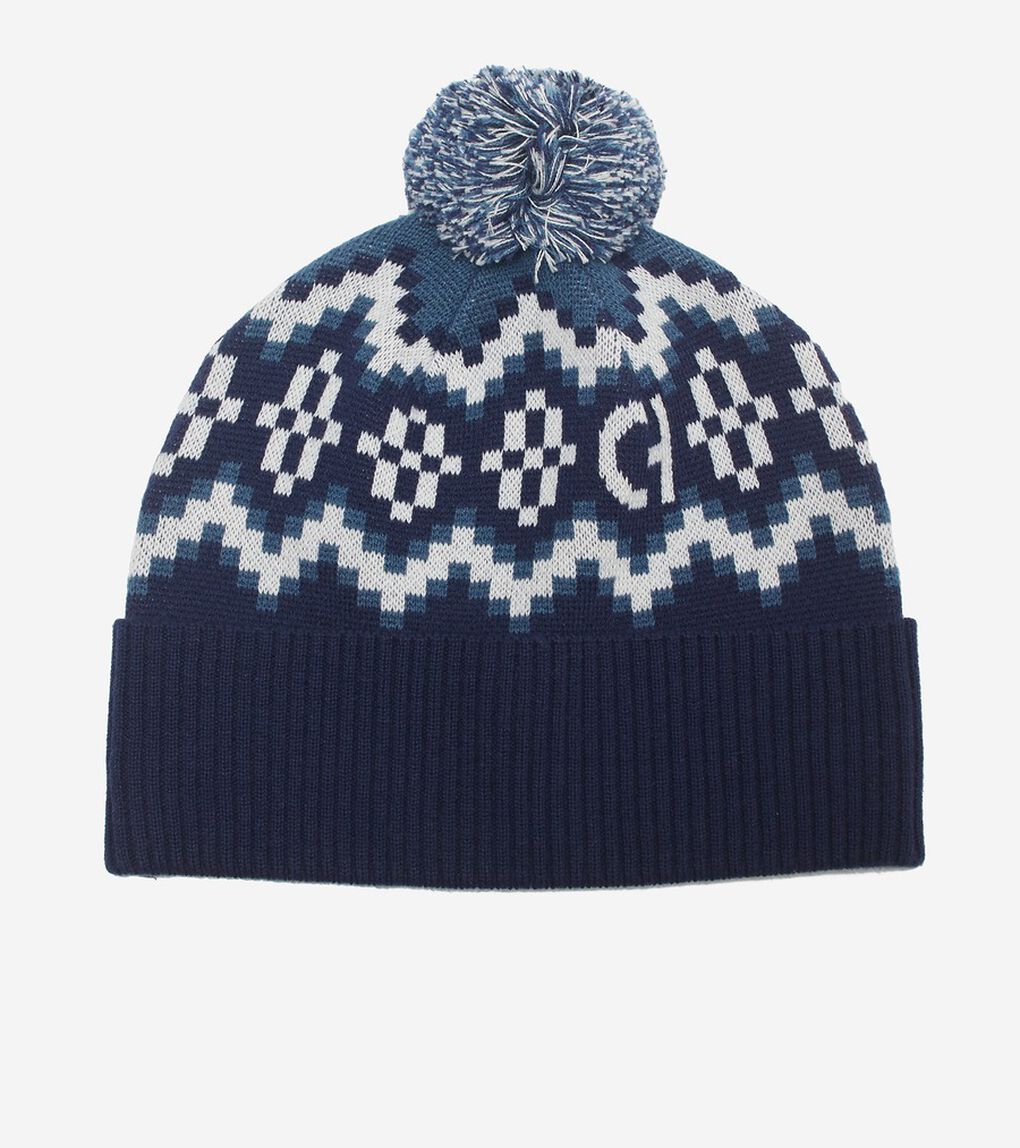 フェアアイル ロゴ ビーニー mens.