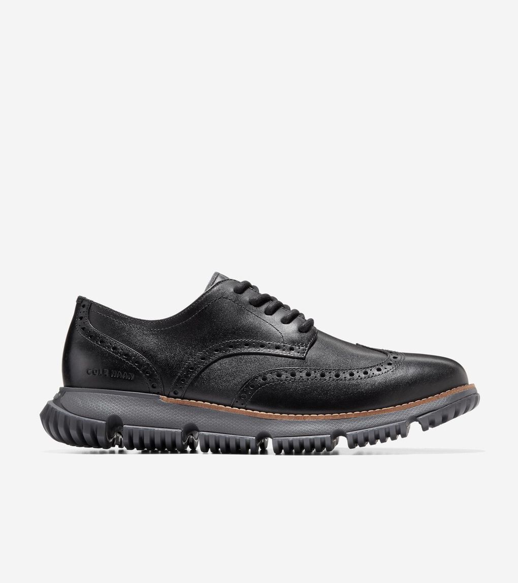 4.ゼログランド ウィングチップ ウィンター オックスフォード mens.