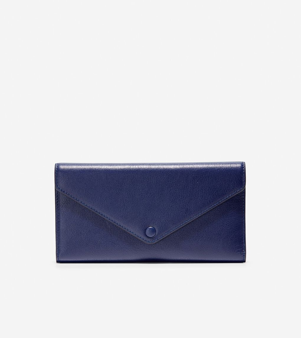 フラップ トライフォールド エンベロープ ウォレット womens. 8000 