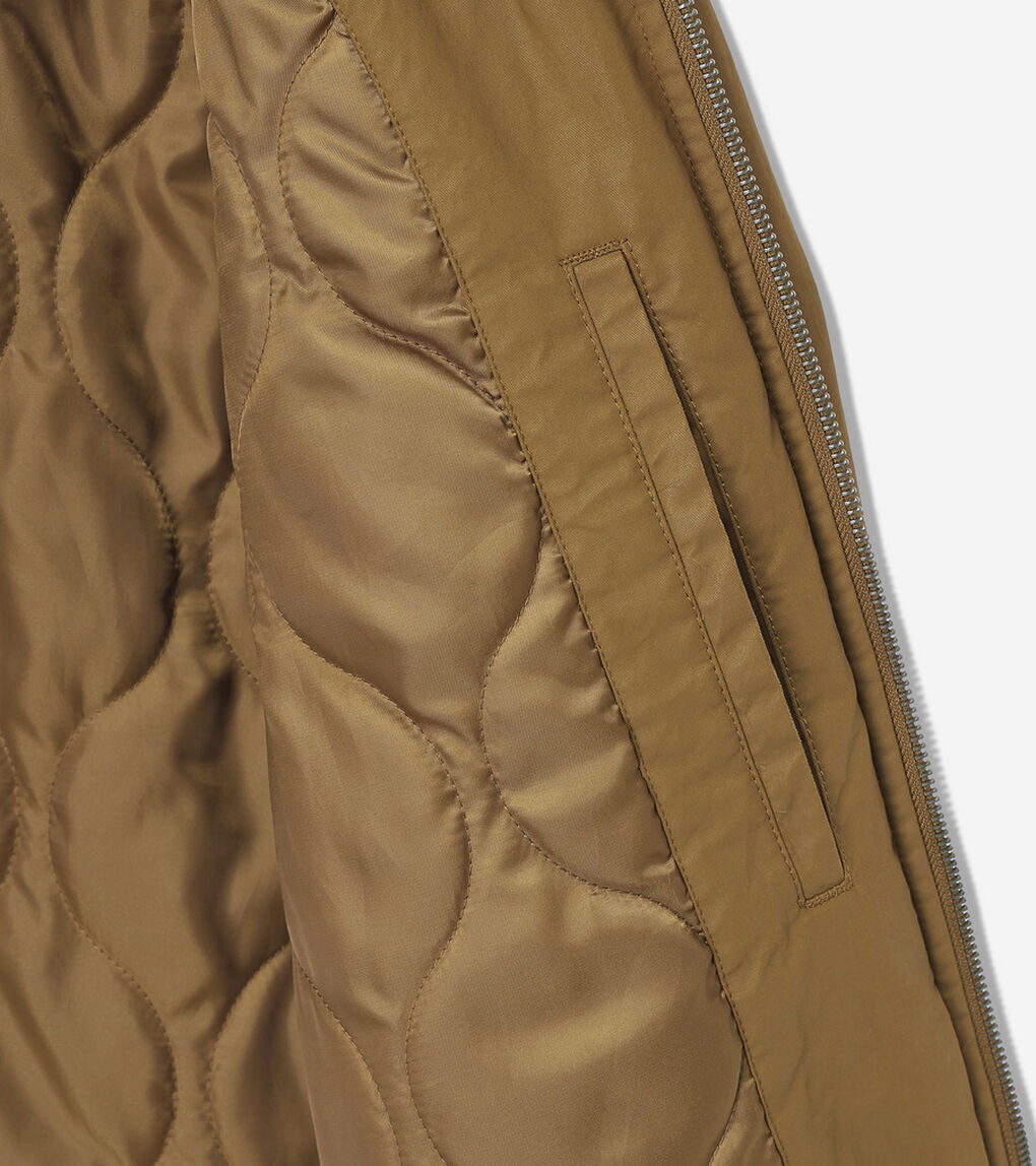 コーティッド コットン トラッカー ジャケット mens