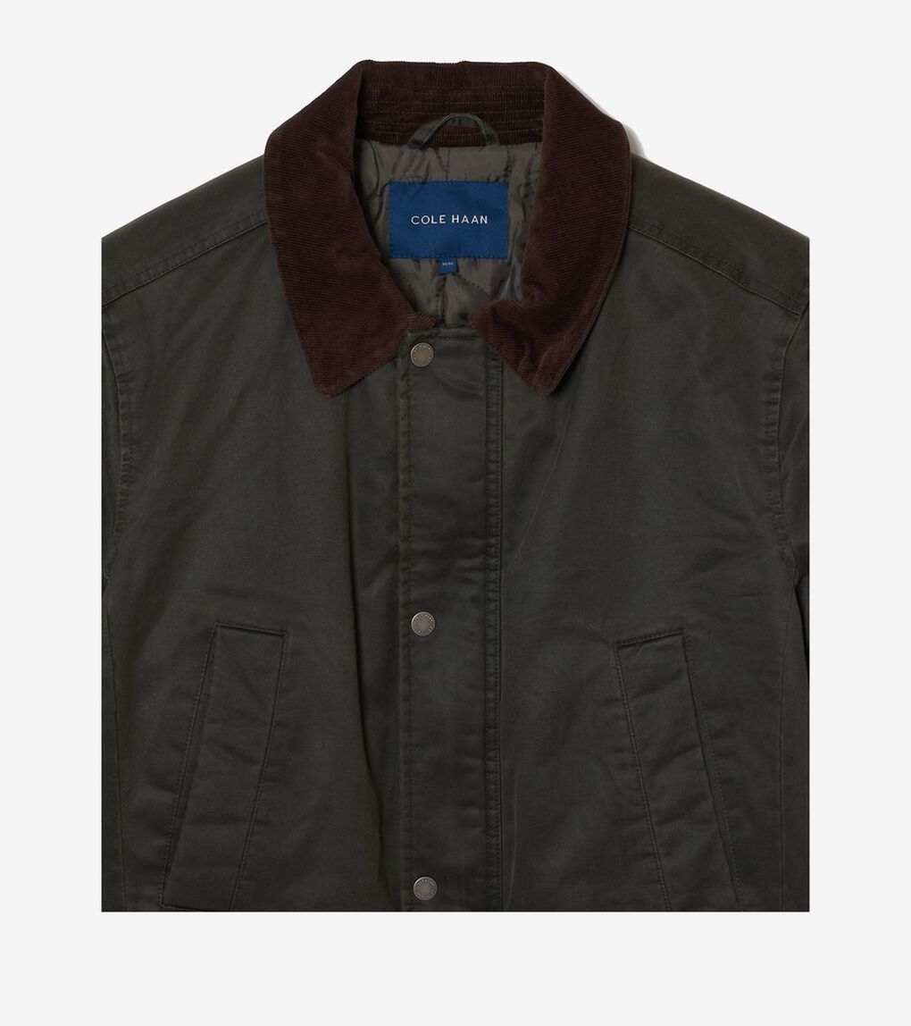 コーテッドコットンレインジャケット mens.