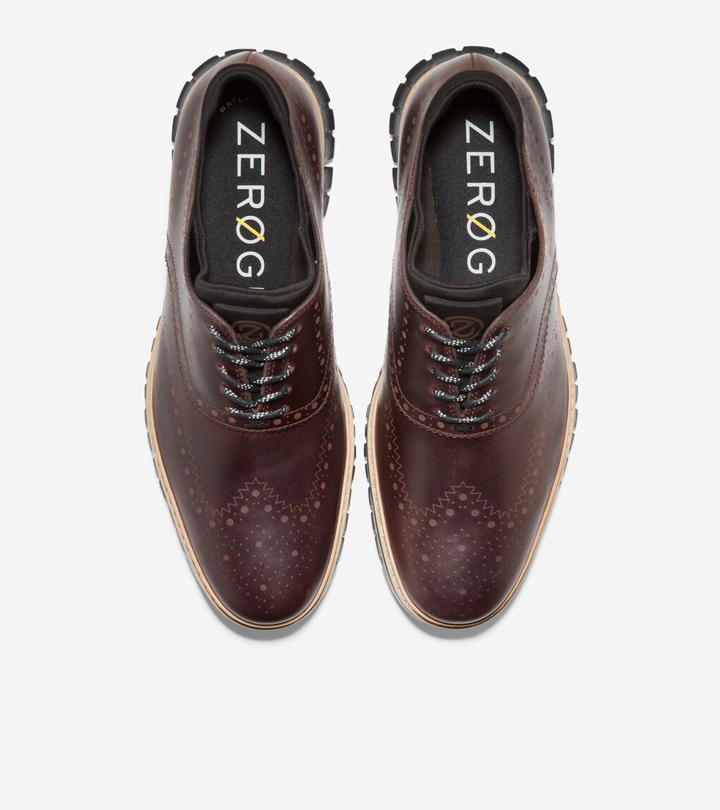 ゼログランド ウィング オックスフォード ウォータープルーフ mens.