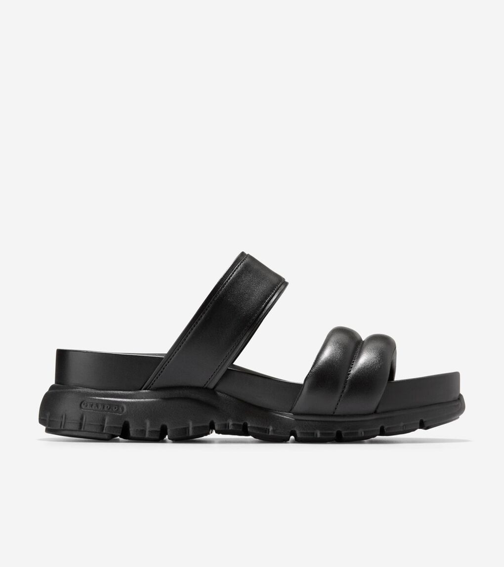 ゼログランド ダブルバンド スライド サンダル womens.