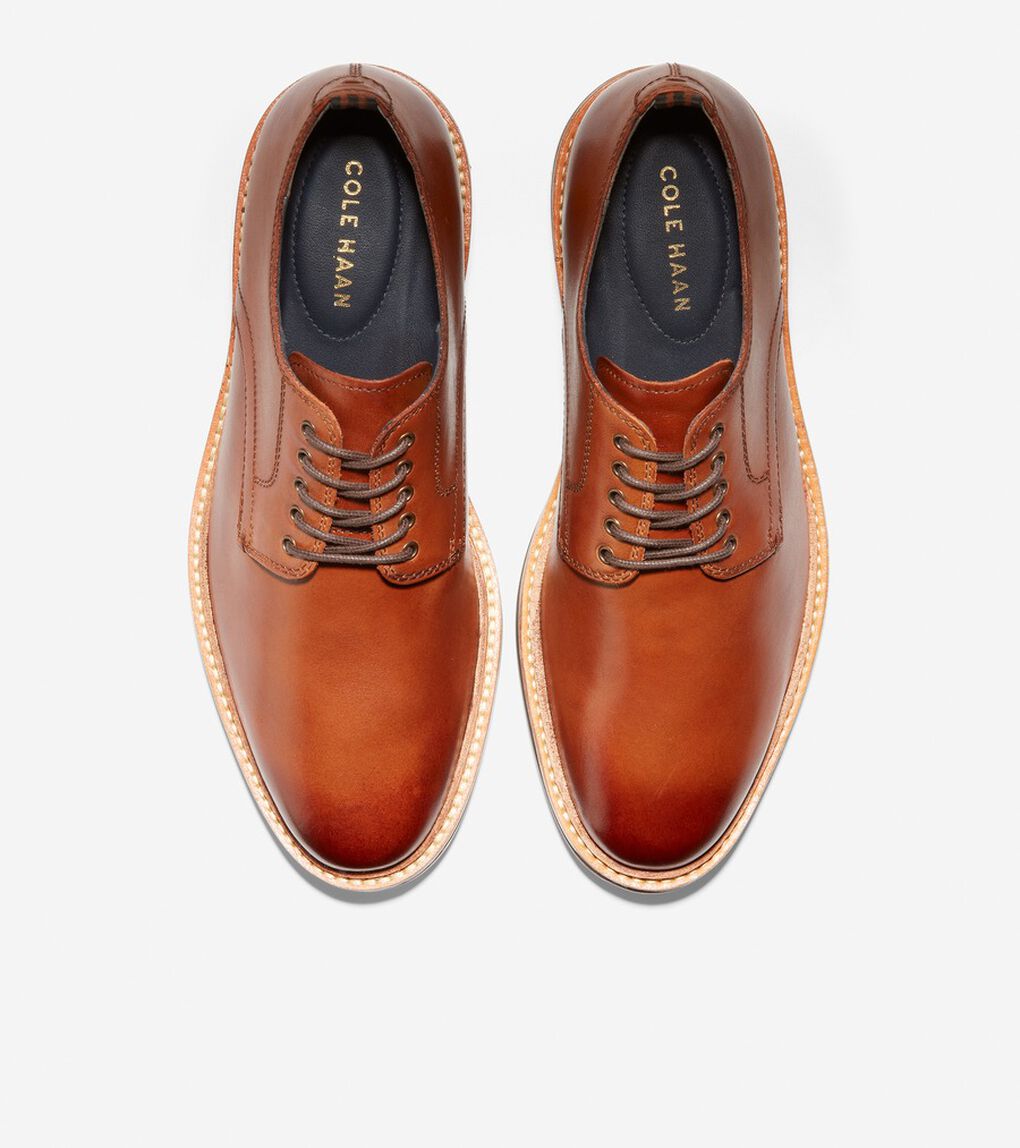 フランクランド グランド プレーントゥ オックスフォード mens.