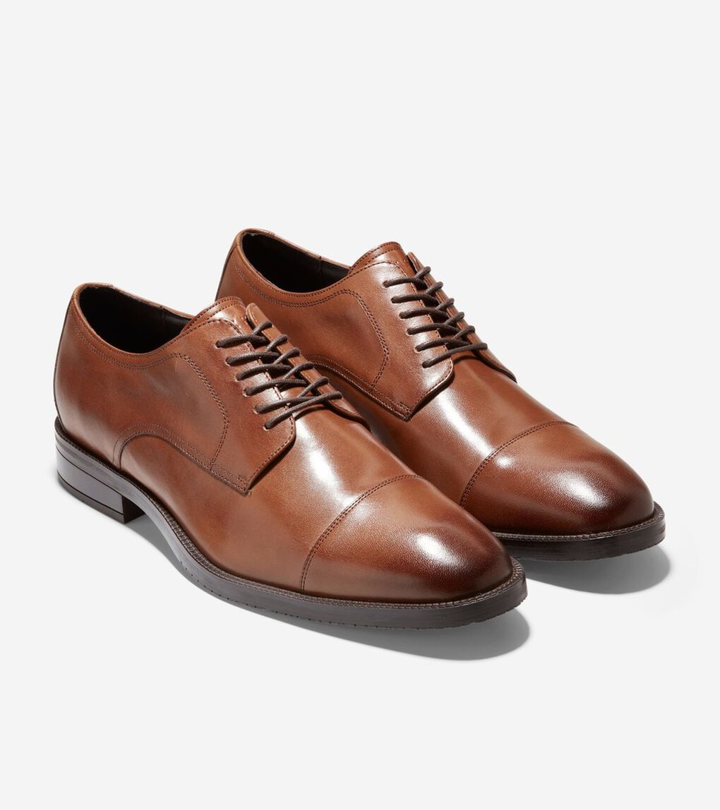モダンエッセンシャル キャップトゥ オックスフォード mens.