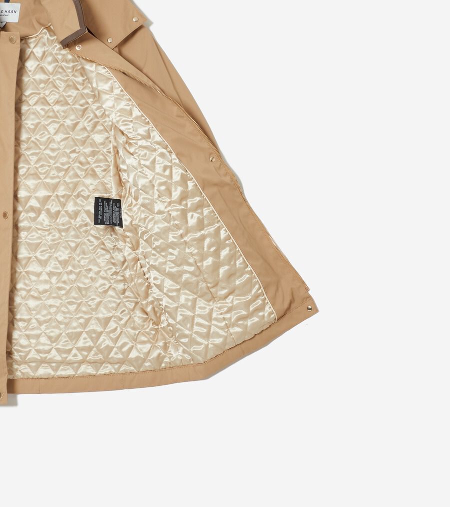 ジップアップ レイン ジャケット womens. 60000 | COLE_HAAN