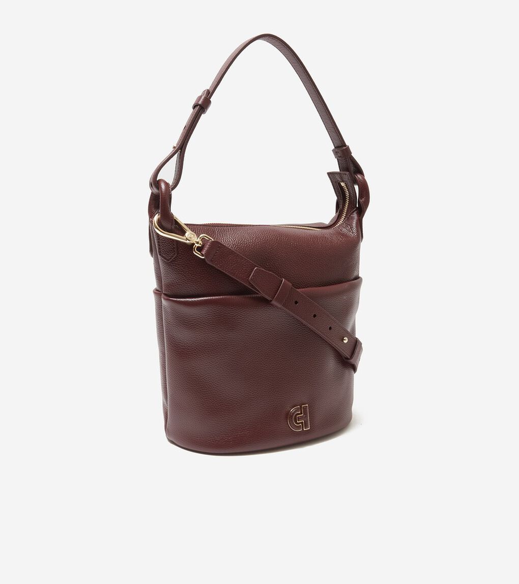 エッセンシャル ソフト バケット バッグ womens.